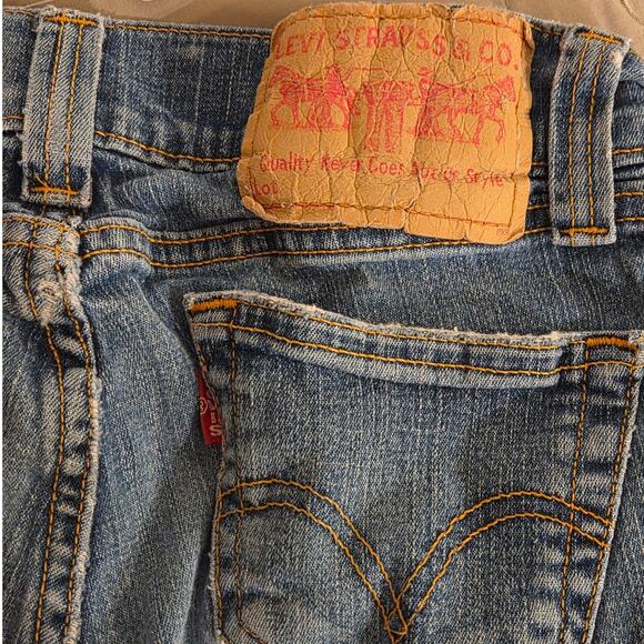 Levi's 514 Blue Jeans Women's Slouch Straight Fit Size 5M - Picture 5 of 6